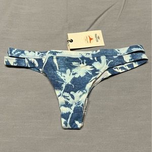 NWT Billabong Blue Palms Isla Swimwear Bottom